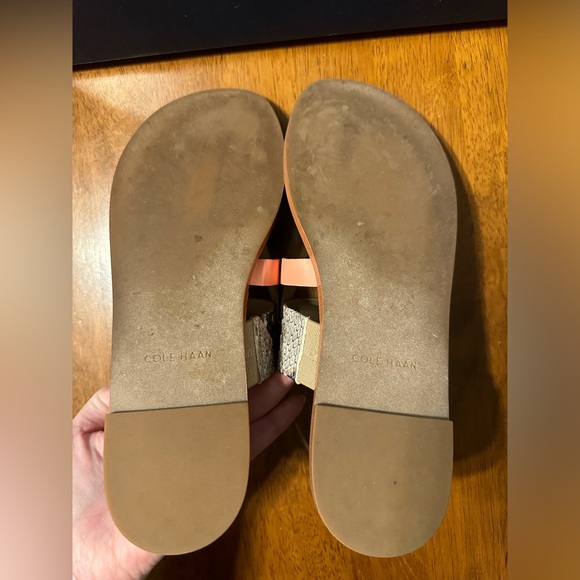 🤎Cole Haan🤎Finley Grand Sandal, size 7.5, Python Multi Print - Picture 15 of 17